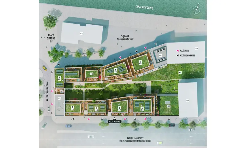 Vue du programme à Pantin