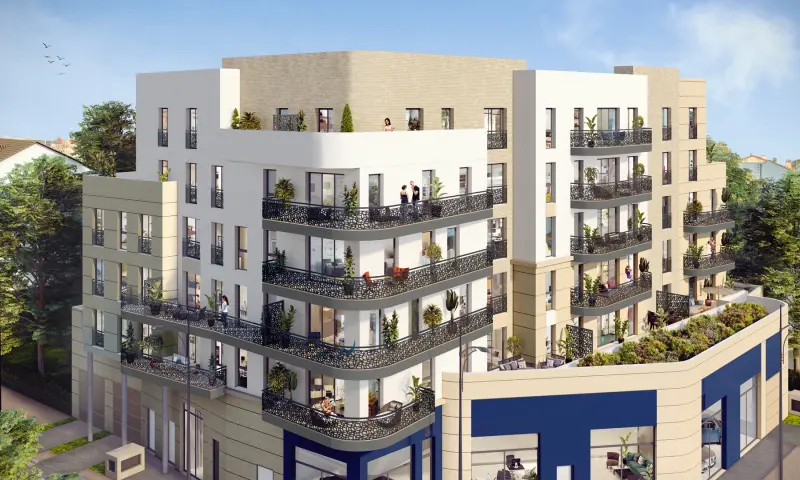 Vue du programme à Rueil Malmaison