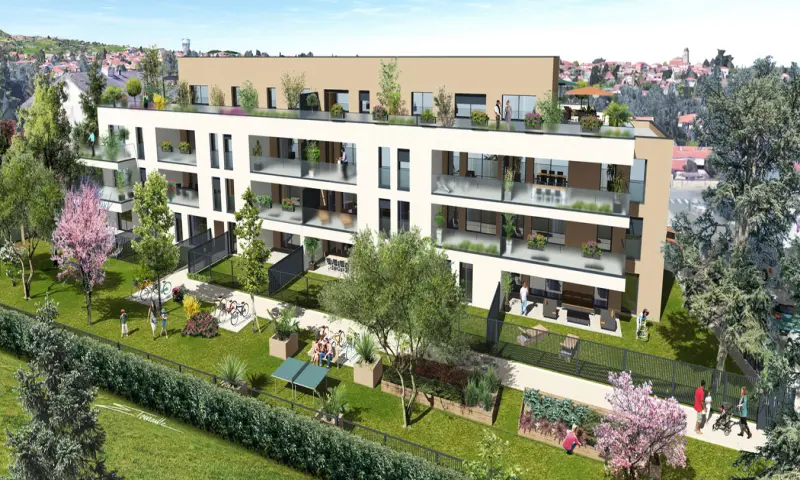 Vue du programme à Craponne