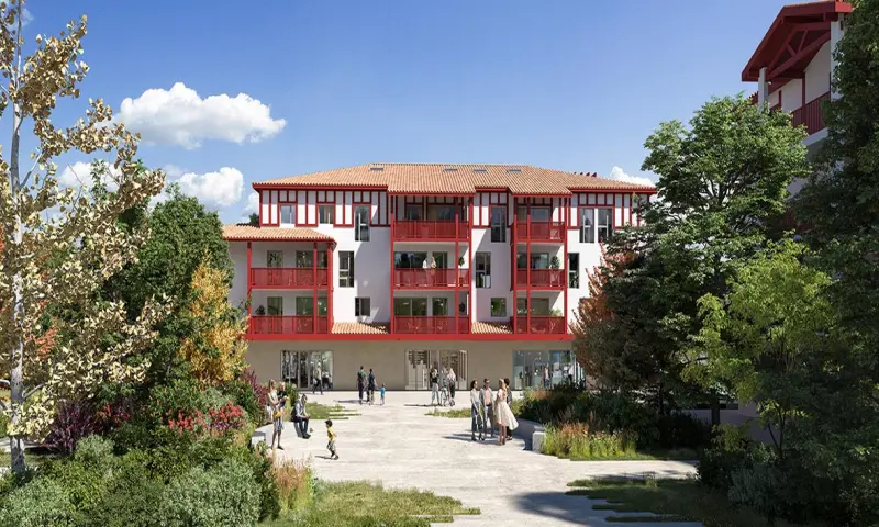 Vue du programme à Saint Martin De Seignanx