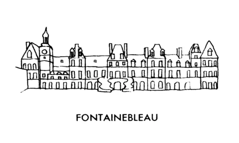 Vue du programme à Fontainebleau