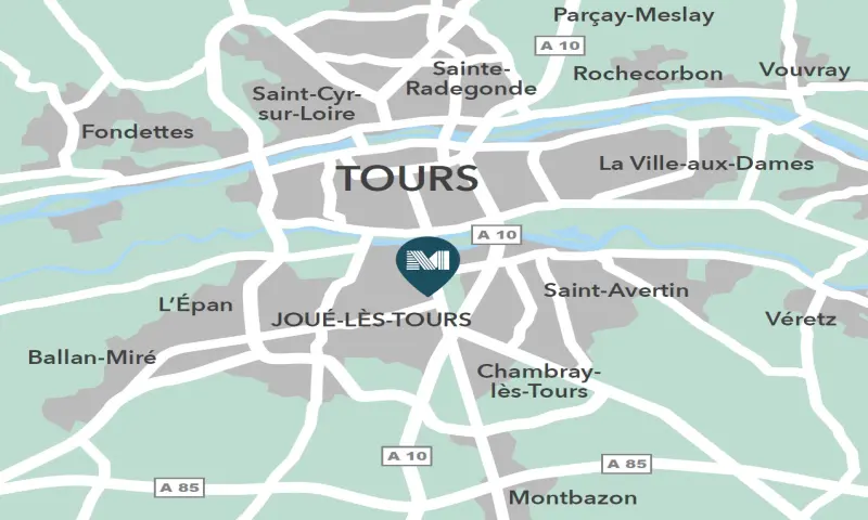 Vue du programme à Joue Les Tours