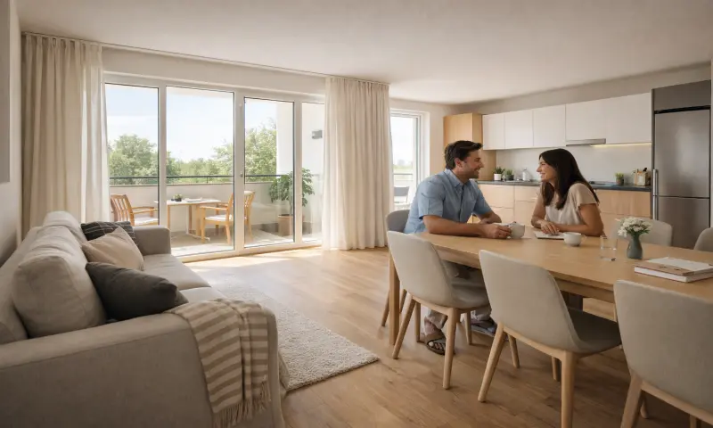 Vue du programme à Berck