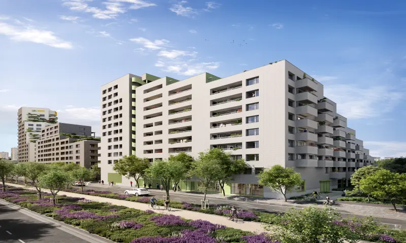 Vue du programme à Ivry Sur Seine
