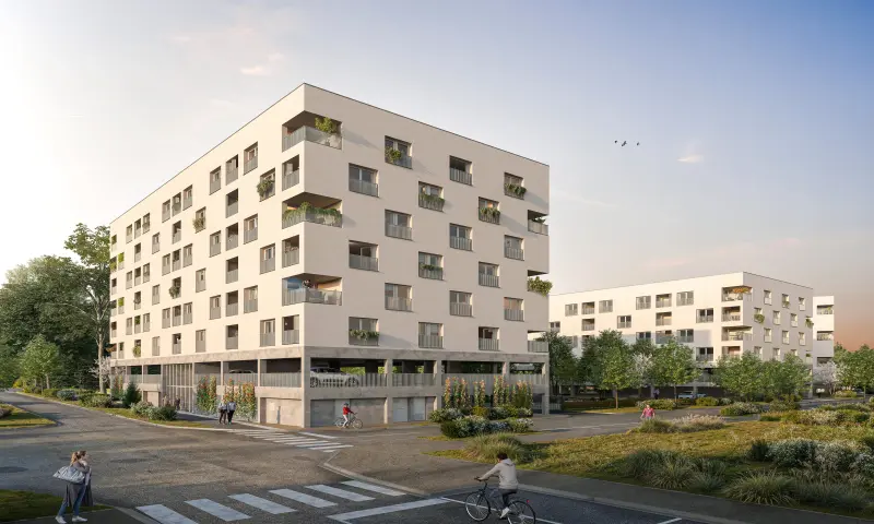 Vue du programme à Villenave D'ornon