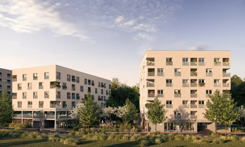 Vue du programme à Villenave D'ornon