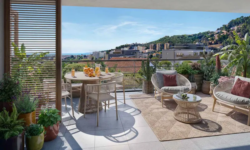 Vue du programme à Saint Laurent Du Var