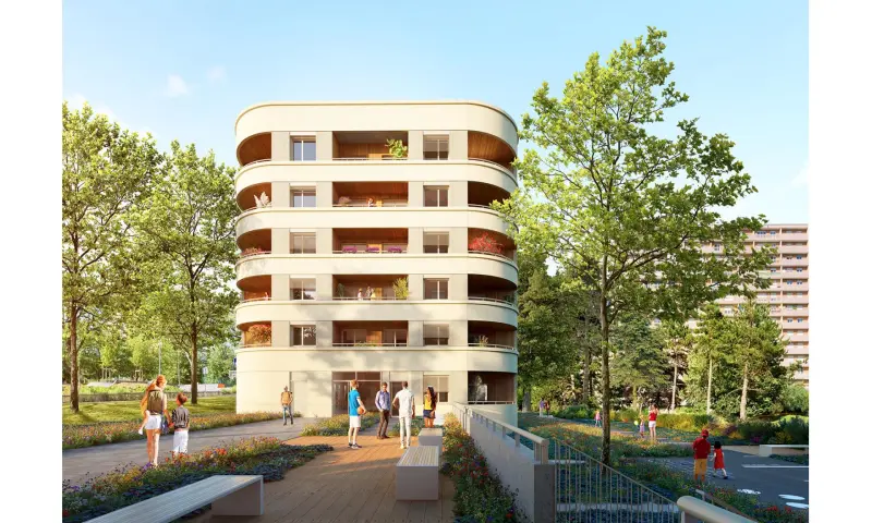 Vue du programme à Rillieux La Pape