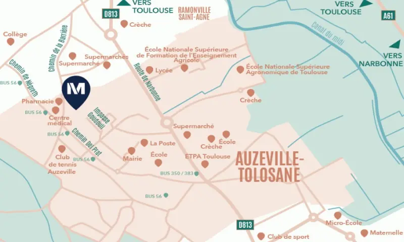 Vue du programme à Auzeville Tolosane
