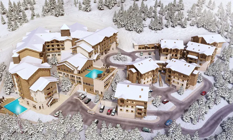 Vue du programme à Vars