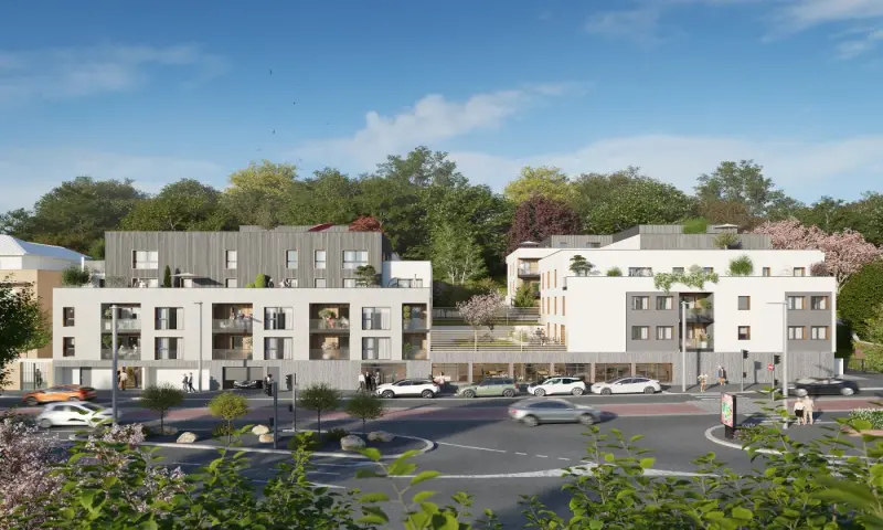 Vue du programme à Déville Lès Rouen