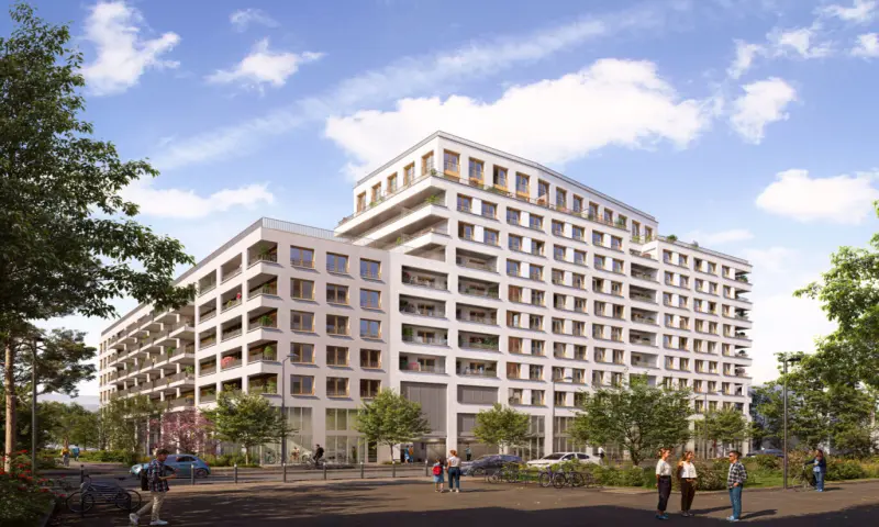 Vue du programme à Ivry Sur Seine