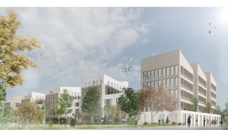 Vue du programme à Villeneuve D'ascq