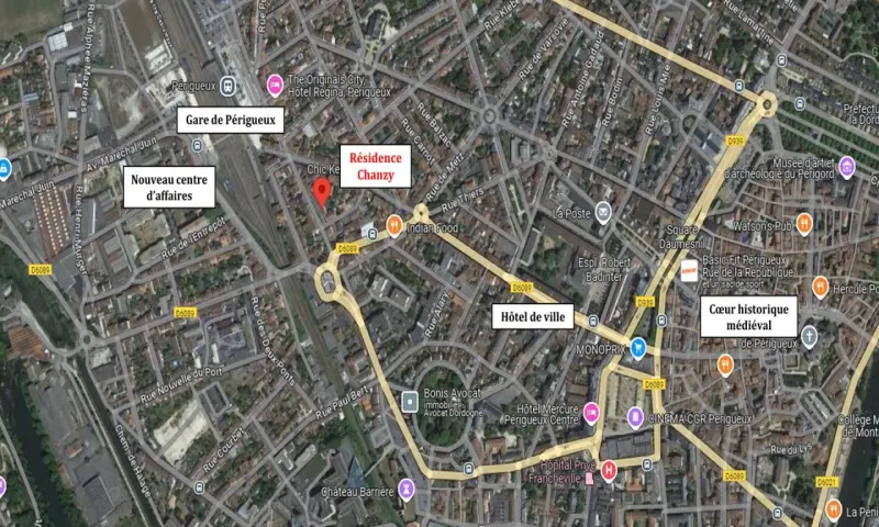 Vue du programme à Perigueux