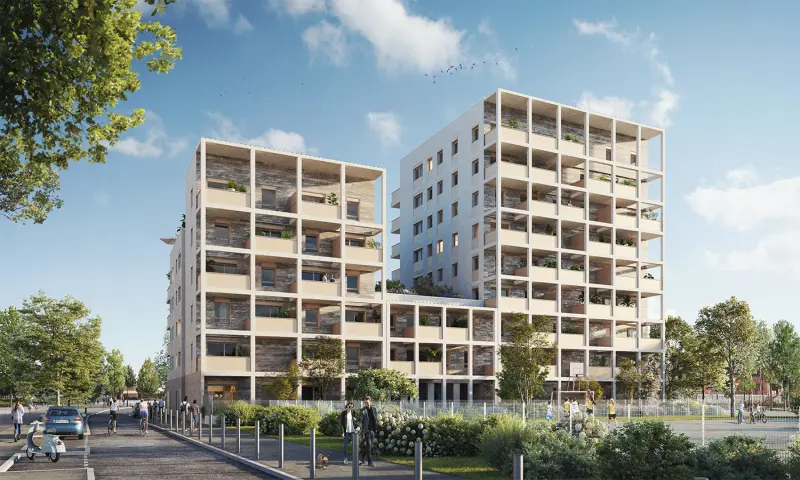 Vue du programme à Venissieux