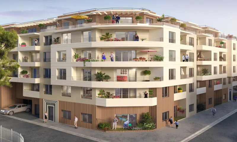 Vue du programme à Antibes