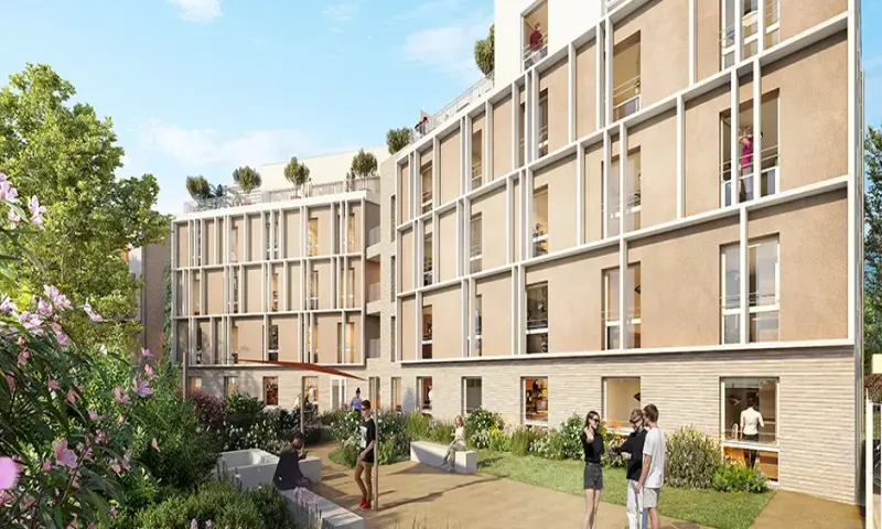 Vue du programme à Marseille 13