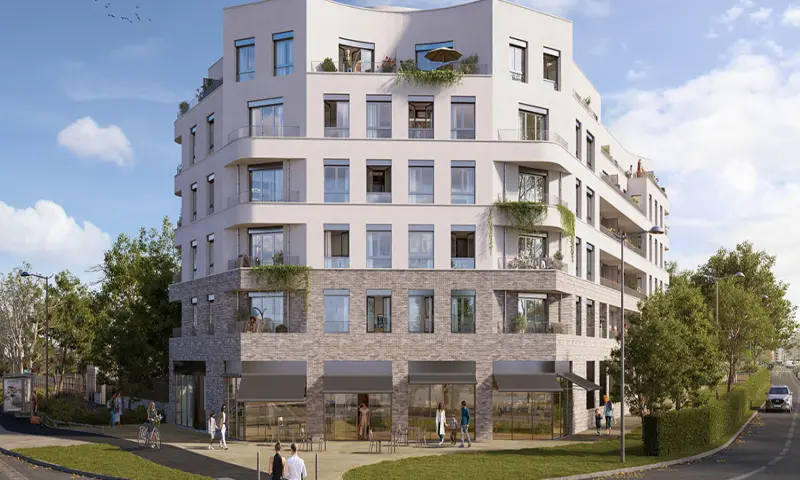 Vue du programme à Clichy Sous Bois