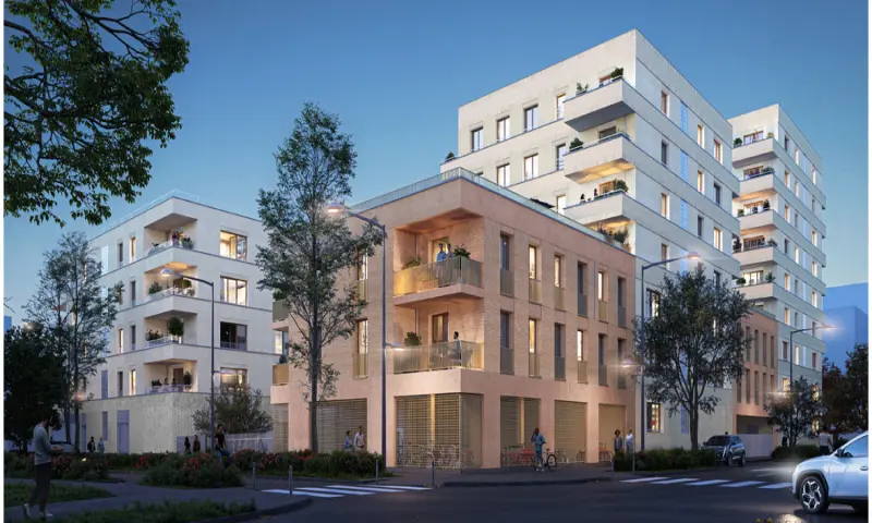 Vue du programme à Evry Courcouronnes