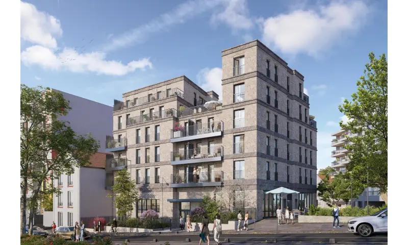 Vue du programme à Montreuil