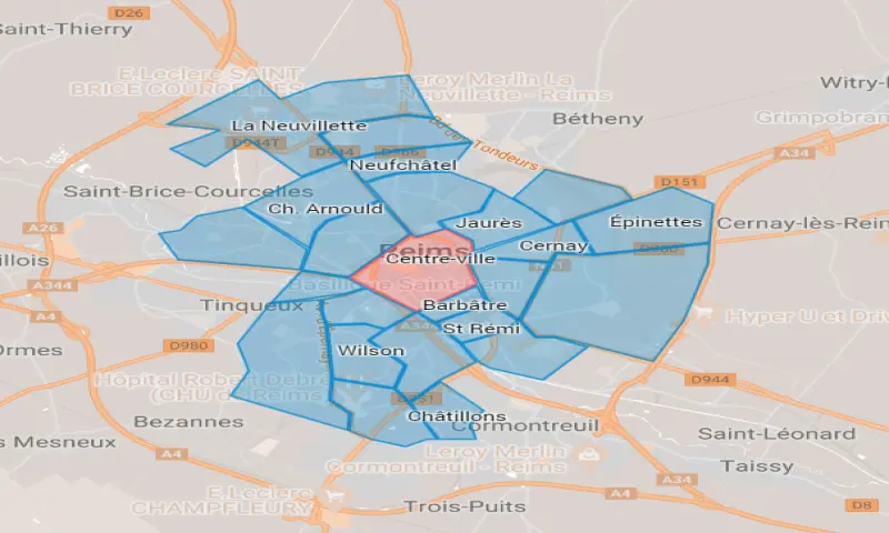 Vue du programme à Toulouse