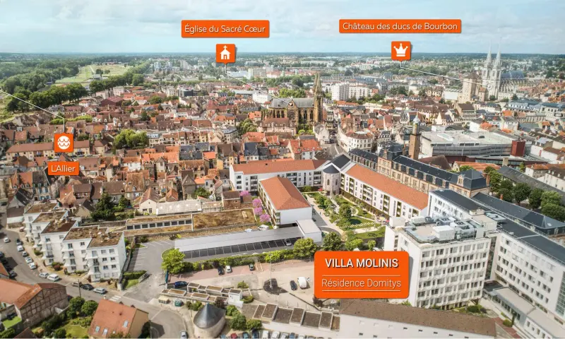 Vue du programme à Moulins