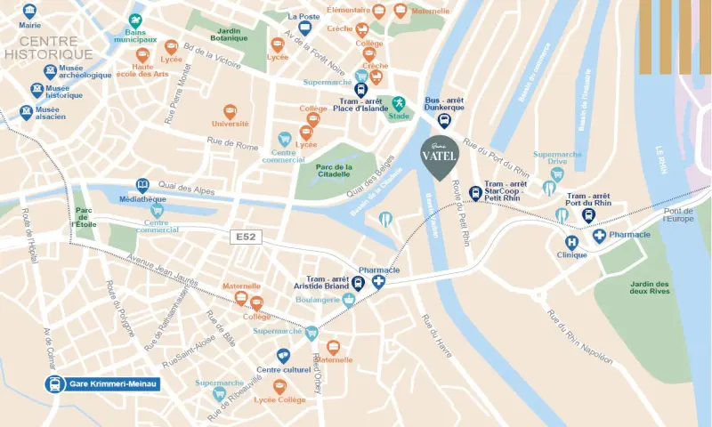Vue du programme à Strasbourg