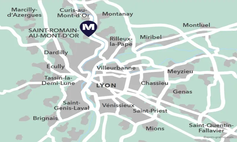 Vue du programme à Saint Romain Au Mont D'or