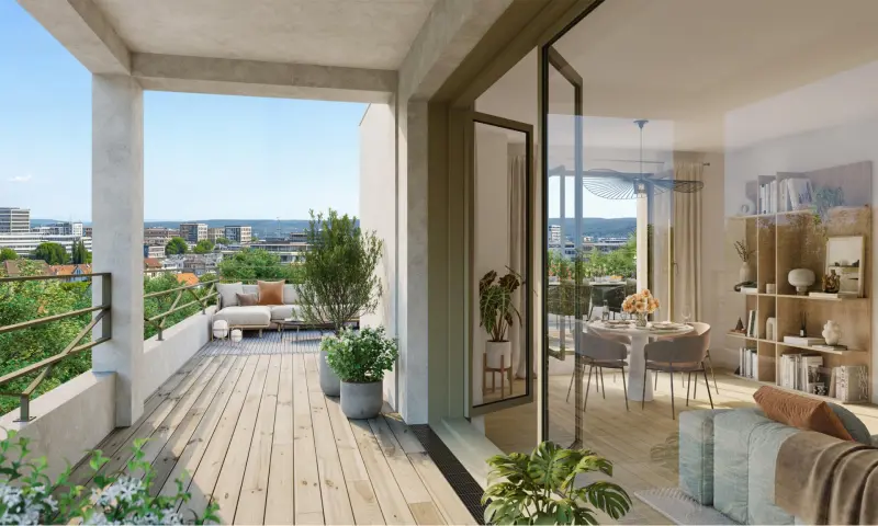 Vue du programme à Nanterre