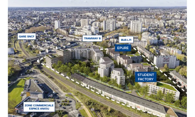 Vue du programme à Angers