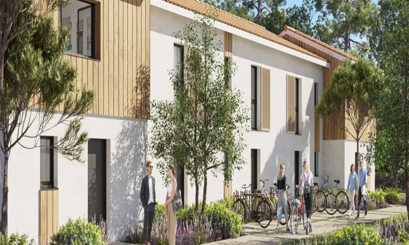 Vue du programme à Biscarrosse