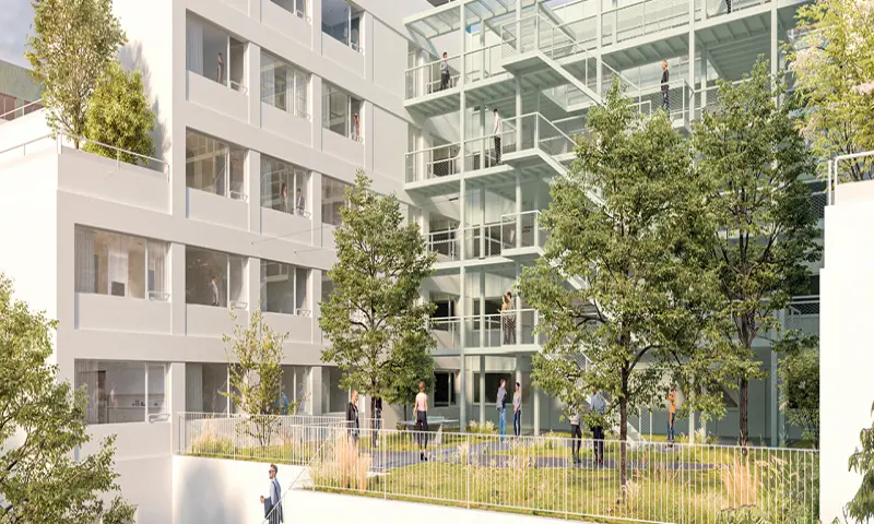 Vue du programme à Lormont