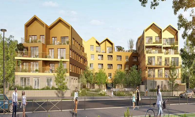 Vue du programme à Fleury Sur Orne