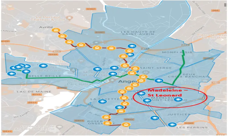 Vue du programme à Angers