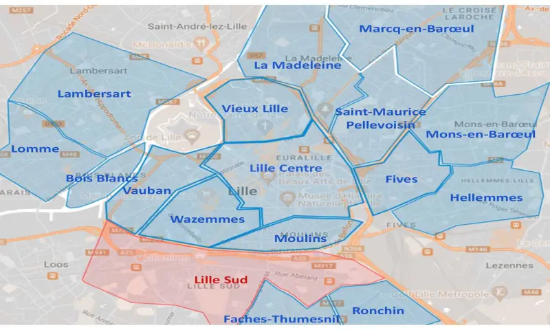 Vue du programme à Lille