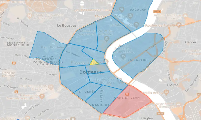 Vue du programme à Bordeaux