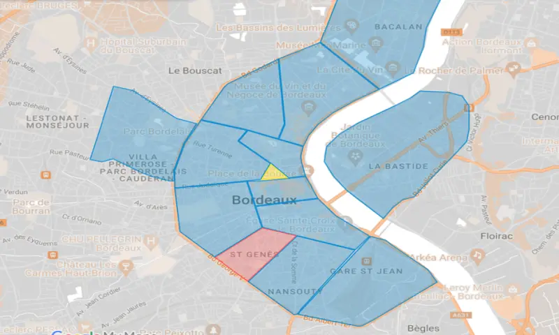 Vue du programme à Bordeaux