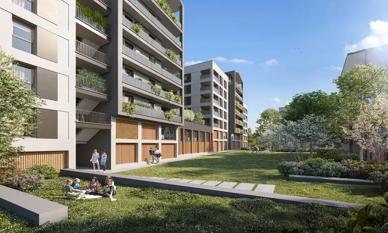 Vue du programme à Lyon 07