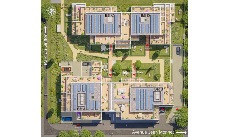 Vue du programme à Vitrolles