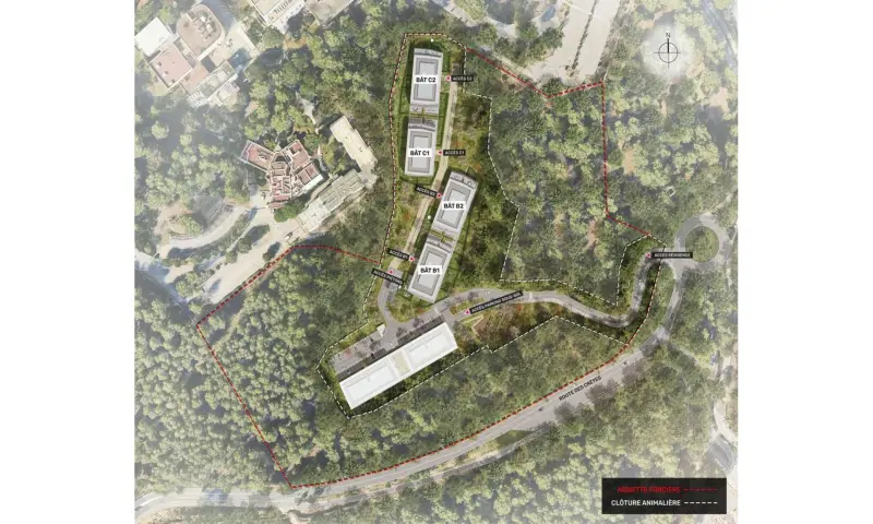Vue du programme à Valbonne
