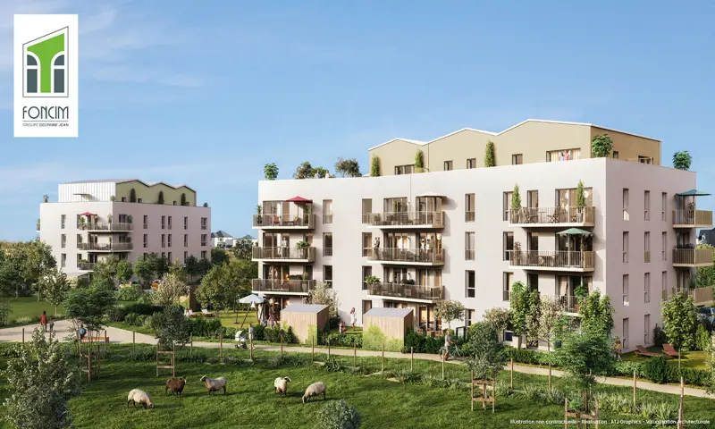 Vue du programme à Blainville Sur Orne