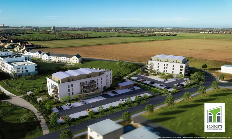 Vue du programme à Blainville Sur Orne
