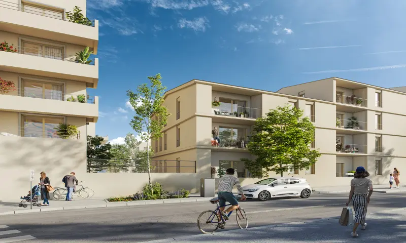 Vue du programme à Mantes La Ville