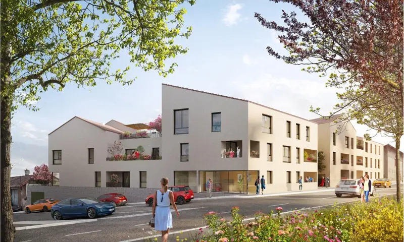 Vue du programme à Rillieux La Pape