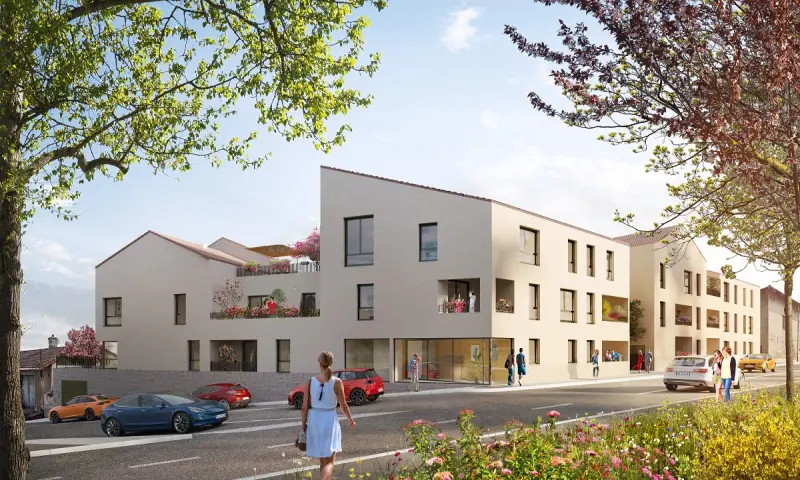 Vue du programme à Rillieux La Pape