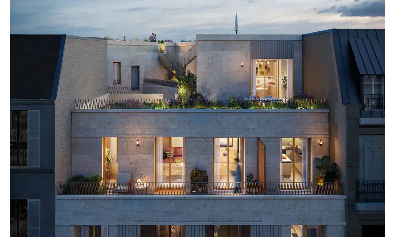 Vue du programme à Paris 15e Arrondissement