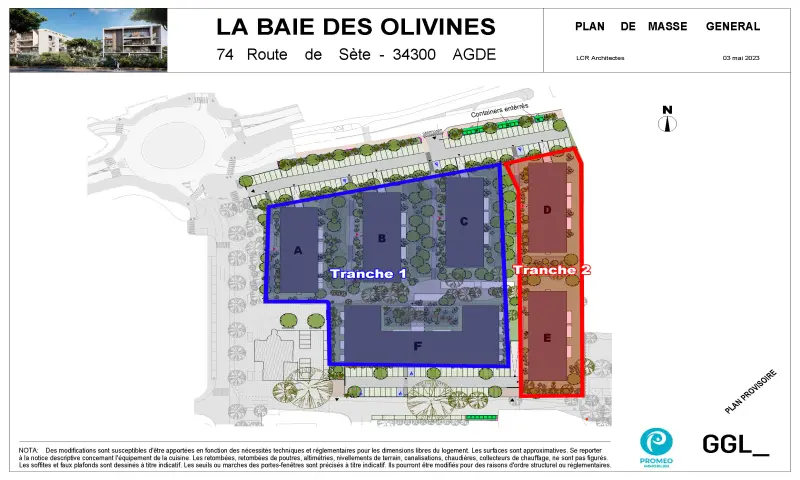 Vue du programme à Agde