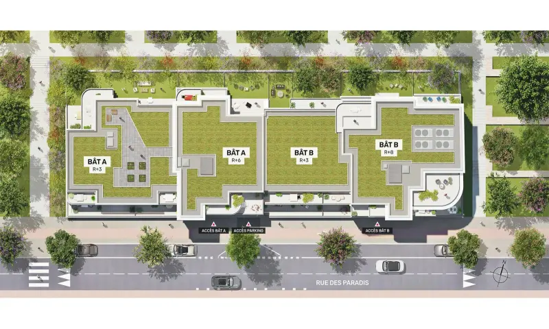 Vue du programme à Fontenay Aux Roses