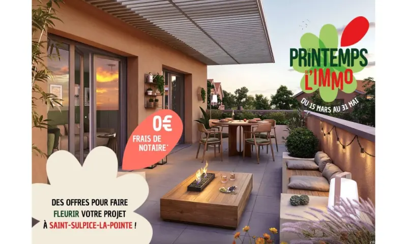 Programme immobilier à Saint Sulpice La Pointe