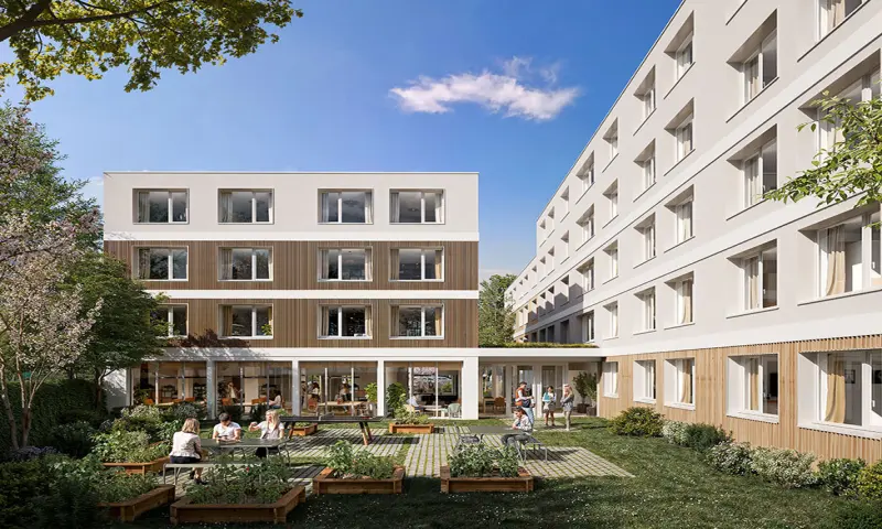 Vue du programme à Villeneuve D'ascq